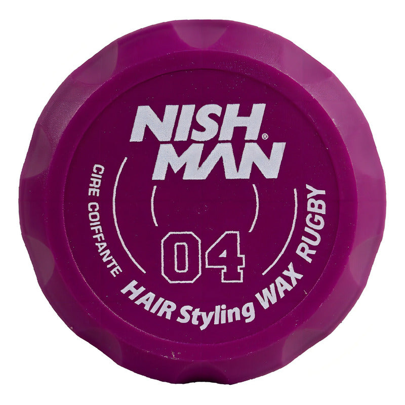 Nish Man Styling Wax Rugby 04 Pomada Fijacion De Cabello