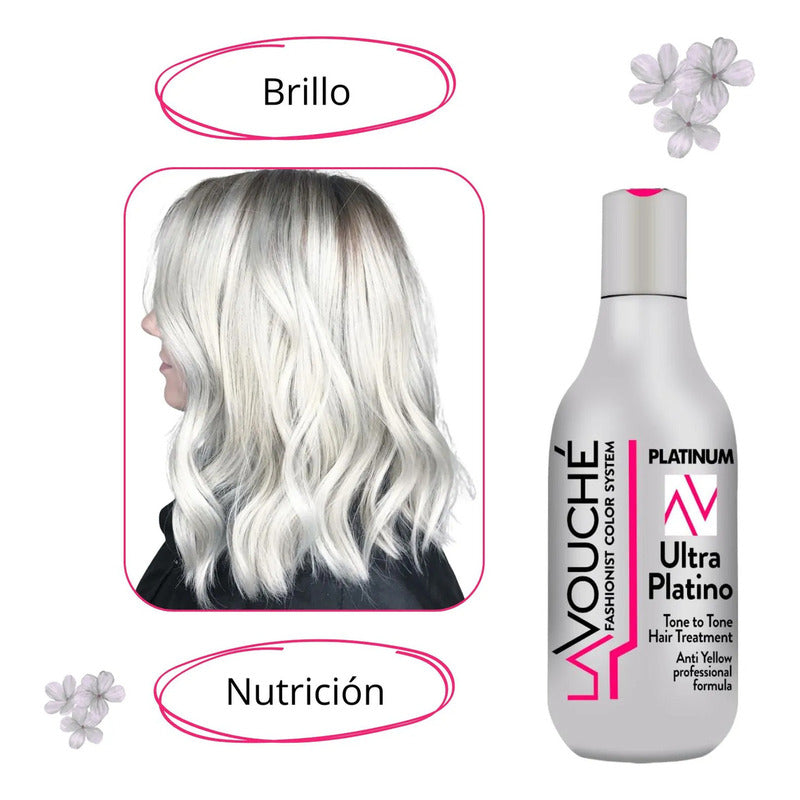 Tratamiento Matizante Cremoso Lavouche Ultra Platino 300ml