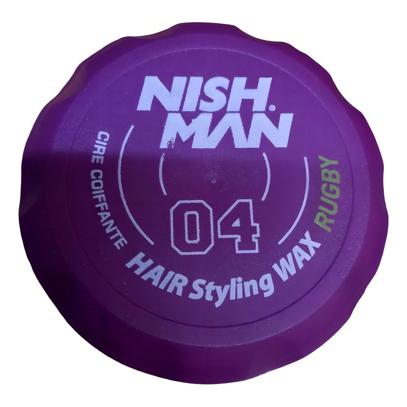 Nish Man Styling Wax Rugby 04 Pomada Fijacion De Cabello