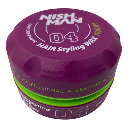 Nish Man Styling Wax Rugby 04 Pomada Fijacion De Cabello