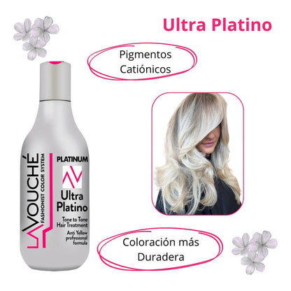 Tratamiento Matizante Cremoso Lavouche Ultra Platino 300ml