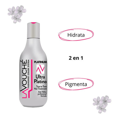 Tratamiento Matizante Cremoso Lavouche Ultra Platino 300ml