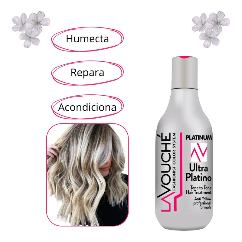 Tratamiento Matizante Cremoso Lavouche Ultra Platino 300ml