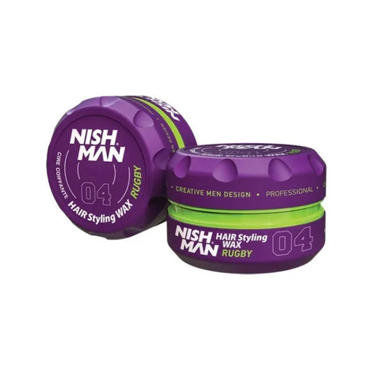 Nish Man Styling Wax Rugby 04 Pomada Fijacion De Cabello