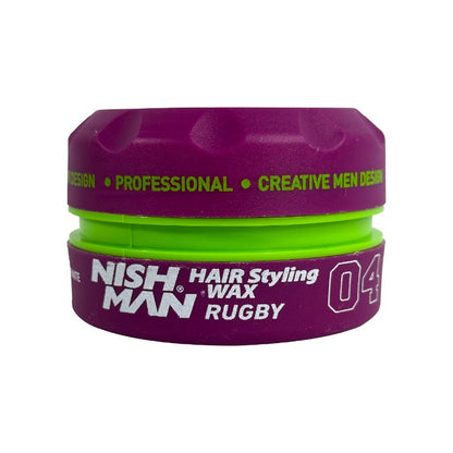 Nish Man Styling Wax Rugby 04 Pomada Fijacion De Cabello