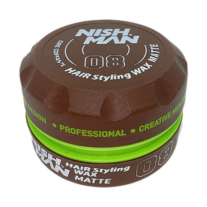 Nishman Cera Matte 08 Fijación Extra Fuerte 150ml
