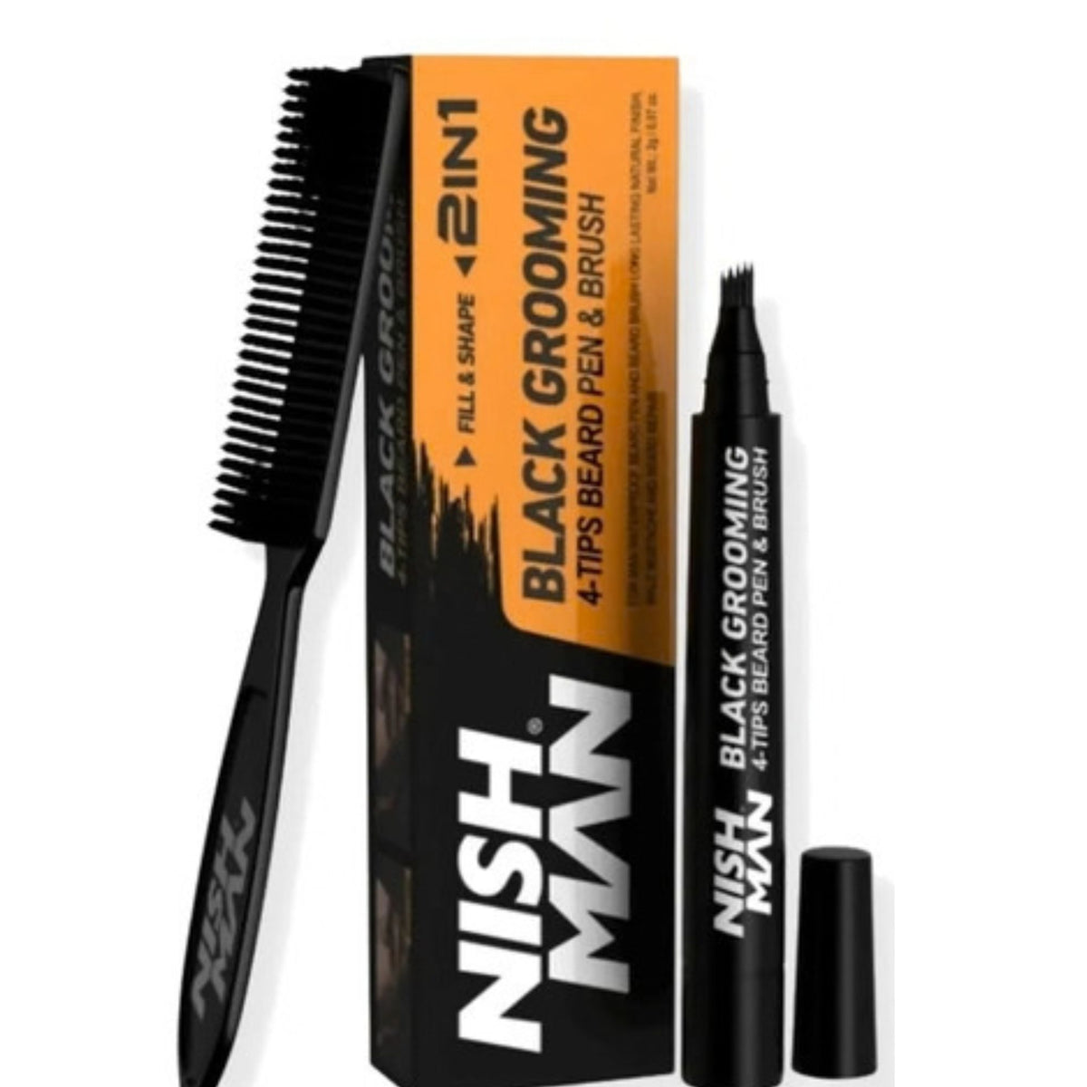 Nishman Lapiz Perfilador De Barba Negro
